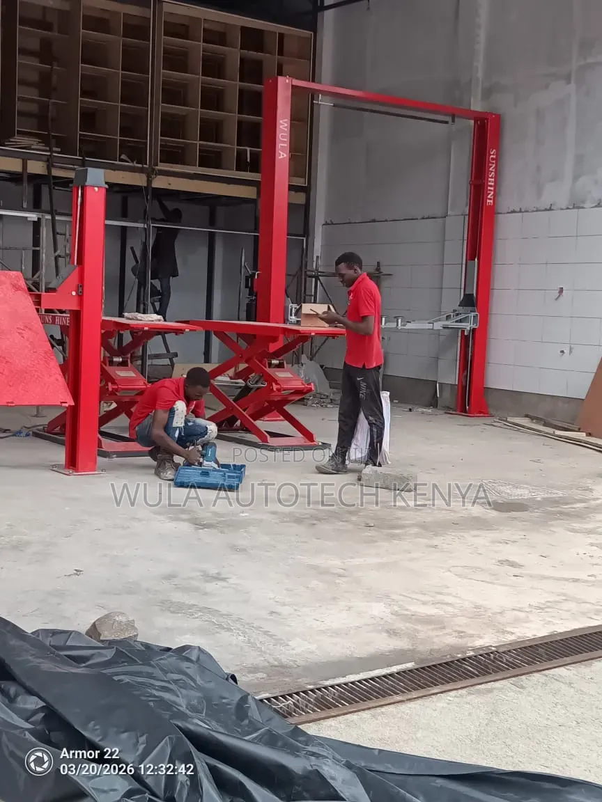 Hydraulic System Heavy Duty 4tns 2post Carlift Machine Sunshine