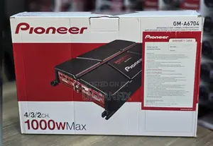 Pioneer Gm-A6704 4 Channel Bridgeable 1000watts Amplifier