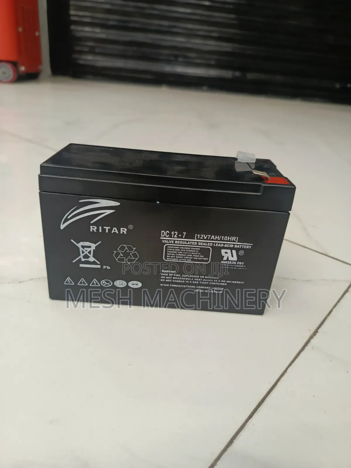 Ritar 12v 7ah 10hrs Lead-acid Battery
