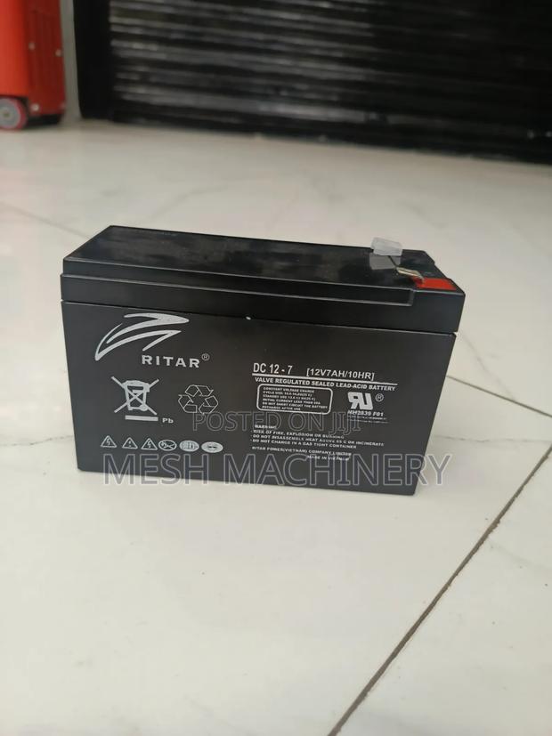 Ritar 12v 7ah 10hrs Lead-acid Battery