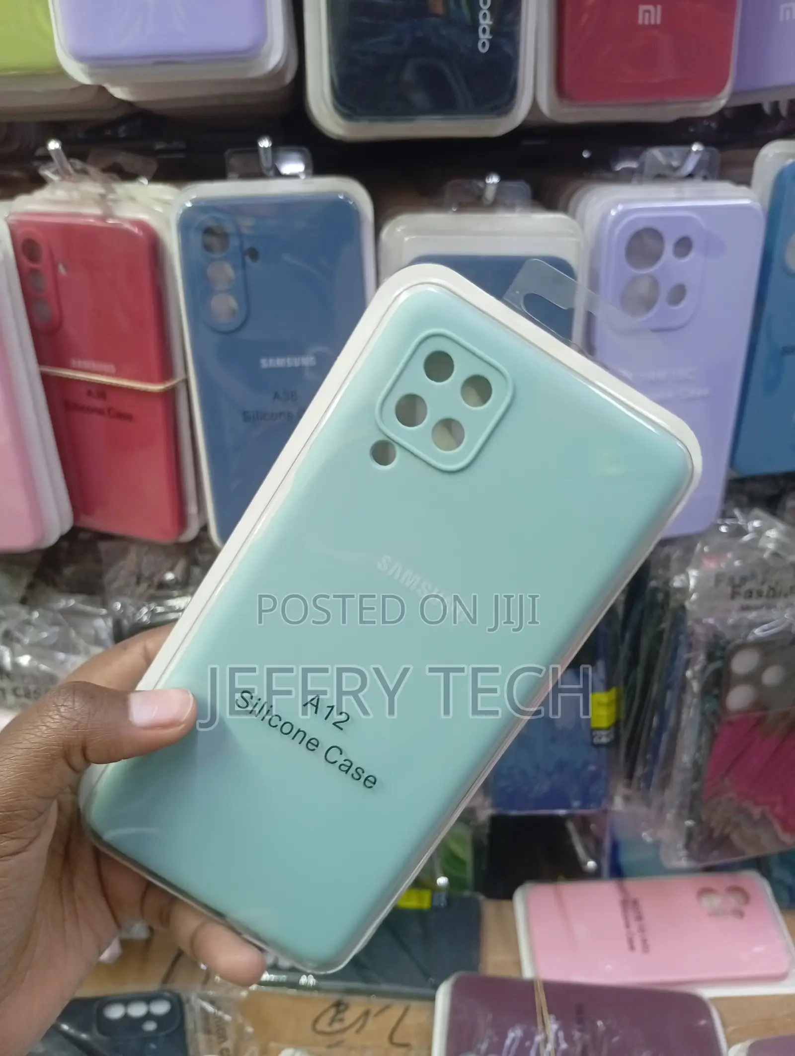 Samsung Galaxy A12 Soft Cloth or Microfiber Interior Layer Case