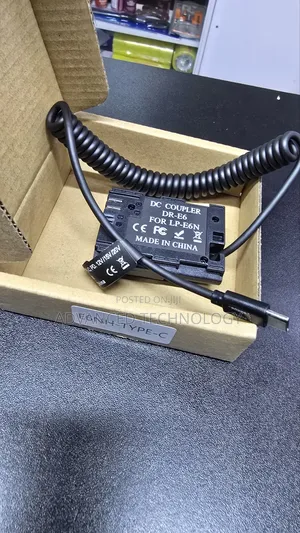 Usb Type C to Canon Lp-E6n Dummy Battery