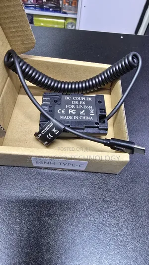 Usb Type C to Canon Lp-E6n Dummy Battery