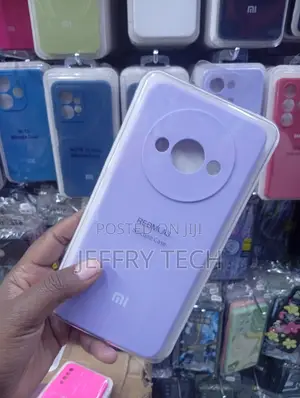 Redmi A3 Lavender-Colored Soft Silicone Case