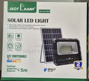 Jsot Lamp 100w Solar Led Flood Light With Solar Panel