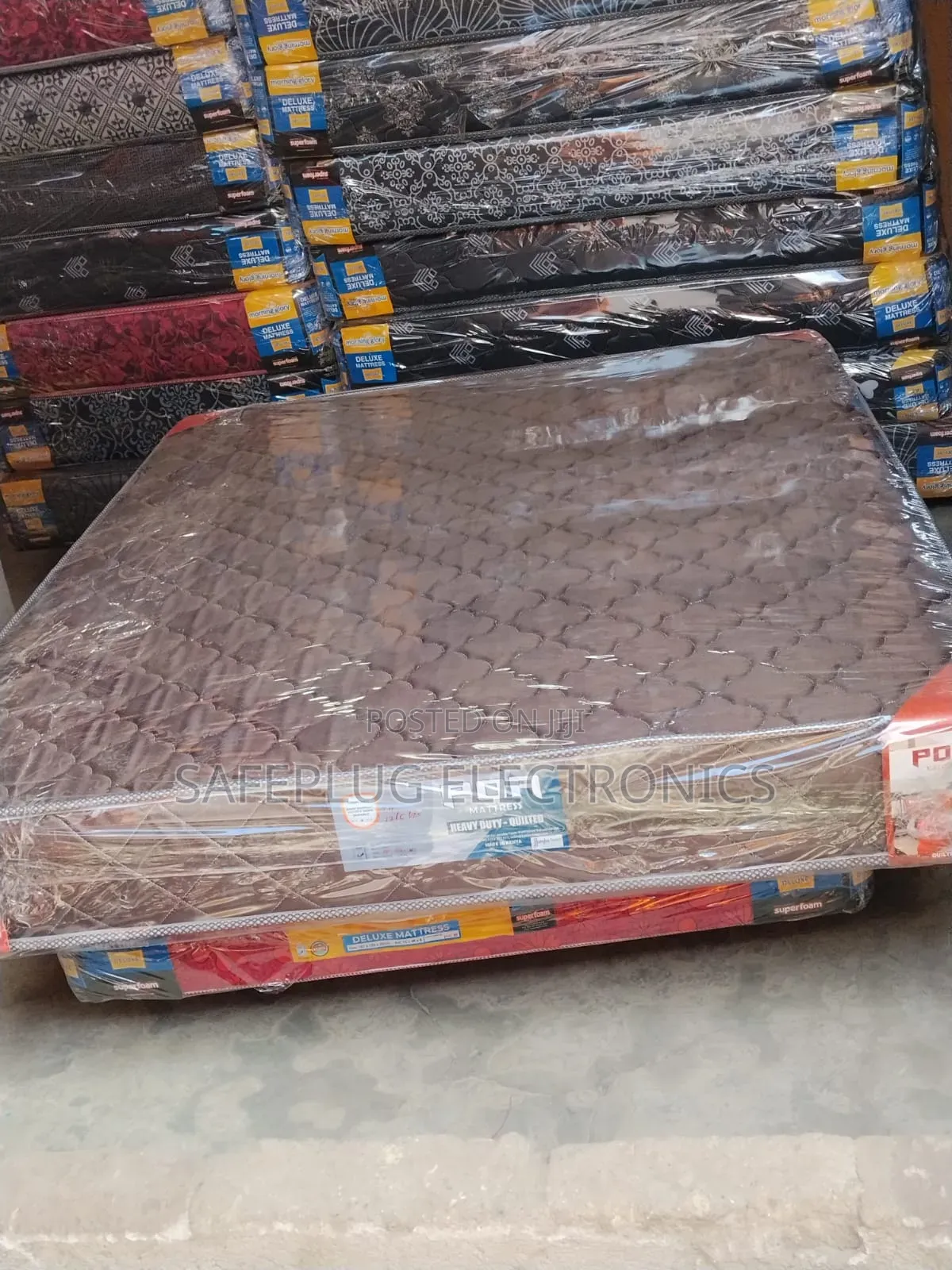 Jumbo Poa High Density Quilted Mattress 5x6 8 Inch – Extra Firm