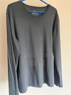 Realman Men's Black Long Sleeve T-Shirt