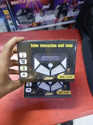 3pcs.100 Led Solar Powered Outdoor Wall Light - Ip65 Waterproof