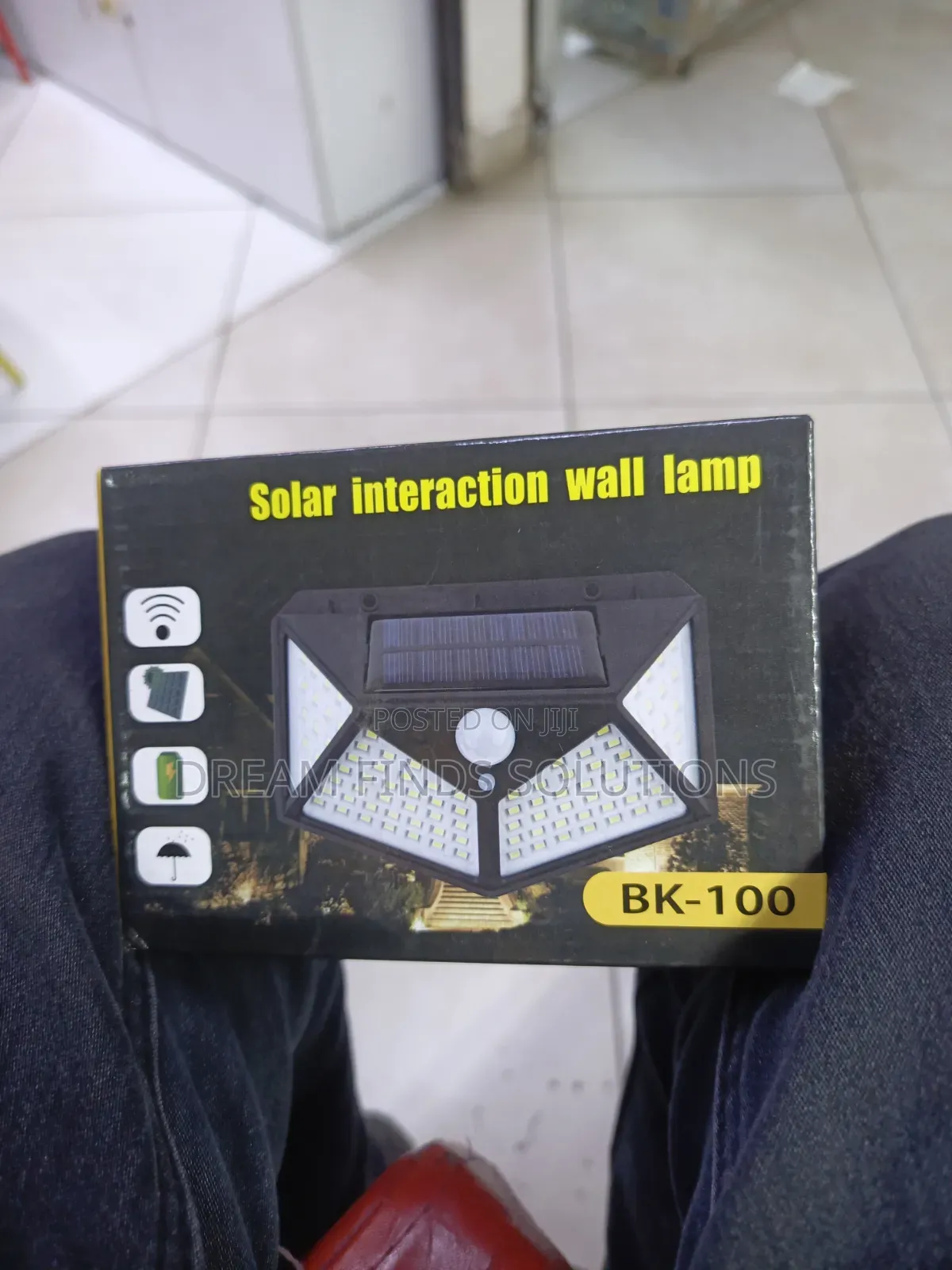 Bk-100 Solar Powered Wireless Security Wall Lamp