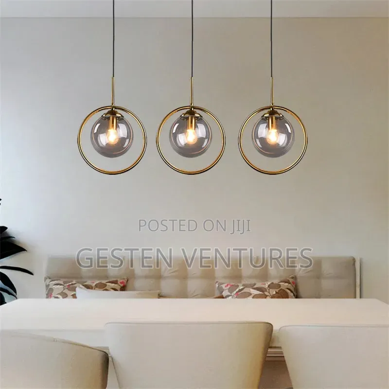 Glass Ball Pendant Hanging Light