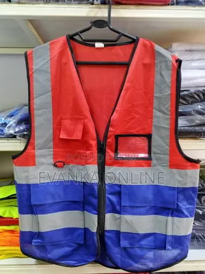 Reflector Jacket/Reflector Vest (Red and Blue)