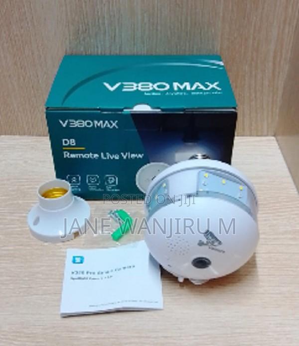 New ~~V380 Max D8 Bulb Wifi Security Camera 360° PTZ - main view