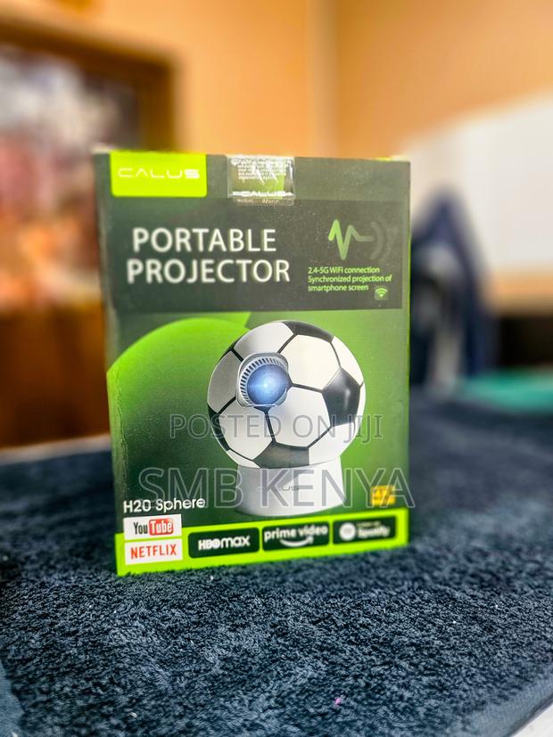 Calus H20 Sphere Portable Smart Wifi Projector - Football Design. - thumbnail 2