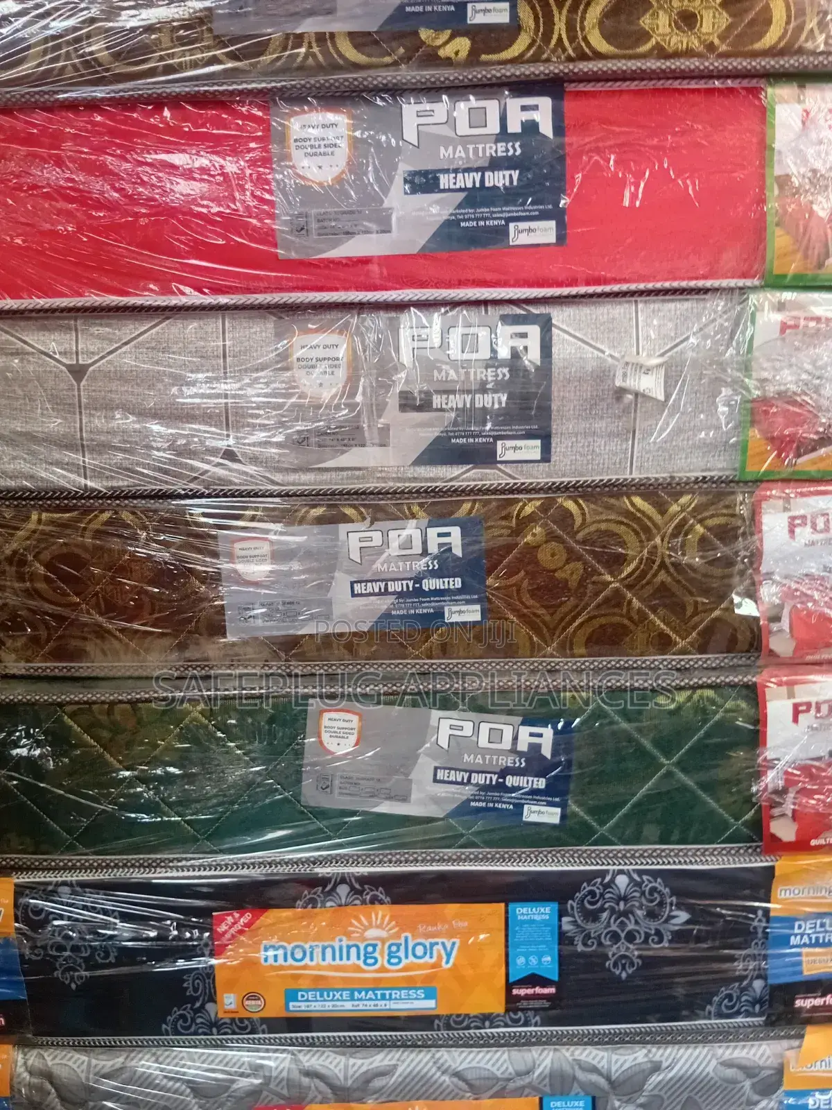 41⁄2by6by8 Inchesheavy Duty Poa Quilted Mattress