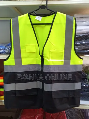 Reflector Jacket/Reflector Vest (Luminous Green and Black)