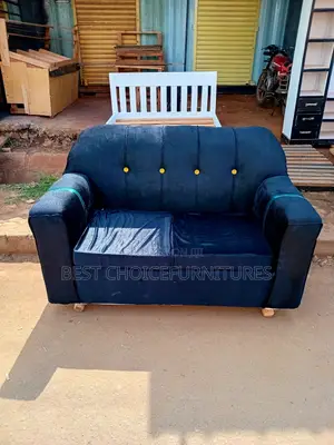 2 Seater Black With Gold Stripes