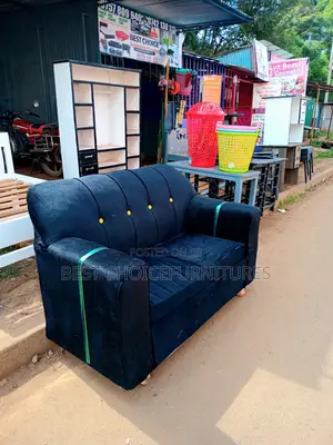 2 Seater Black With Gold Stripes