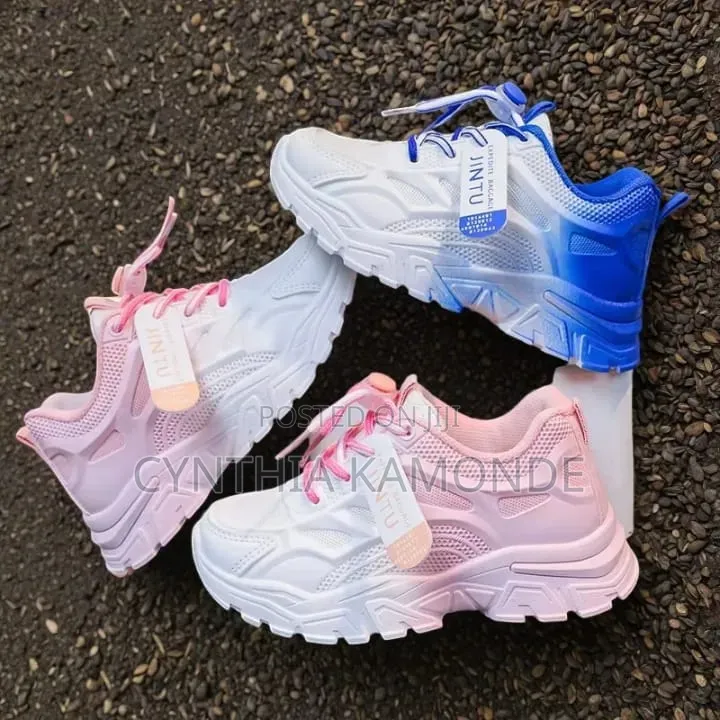 Pink Blue Kid's Sneakers