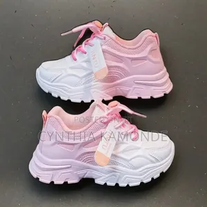 Pink Blue Kid's Sneakers