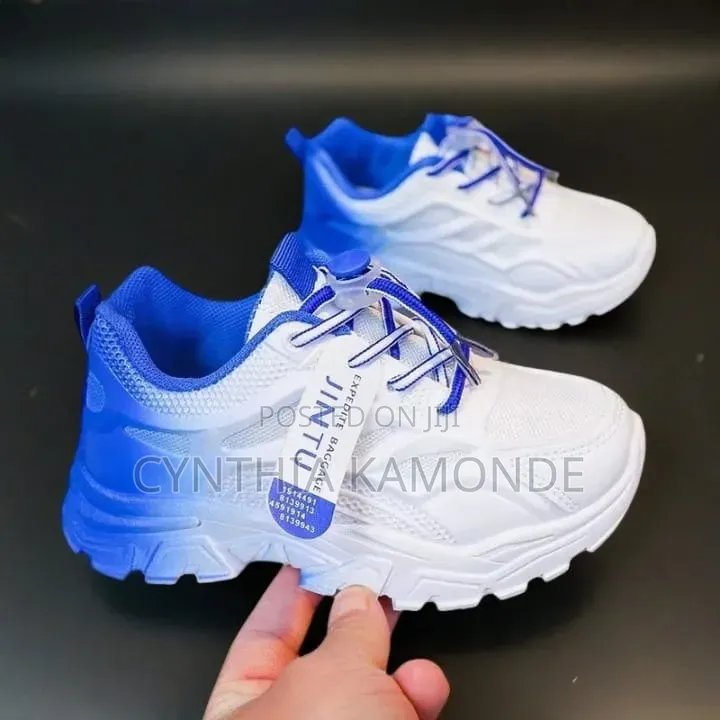 Pink Blue Kid's Sneakers