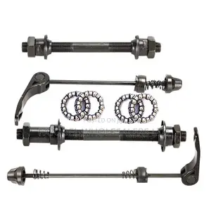 Complete Bicycle Hub Axle Set With Quick Release Skewers