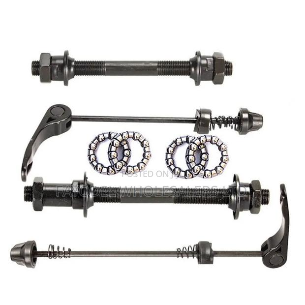 Complete Bicycle Hub Axle Set With Quick Release Skewers