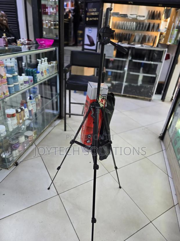 Strong Adjustable Phone, Camera Ring Light Tripod Stand – F-3520t - thumbnail 2