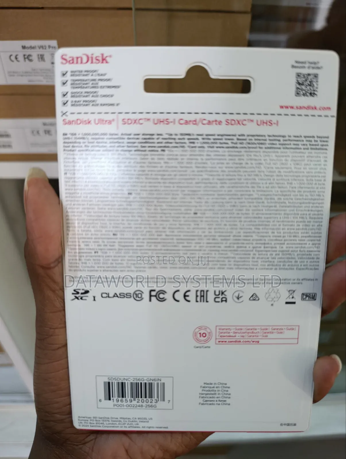 Sandisk Ultra SDXC Uhs-I 256gb Sd Card 150mb/S Sdsdunc-256g-Gn6in