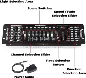 Dmx512 Dj Stage Lighting Controller 192 Channels