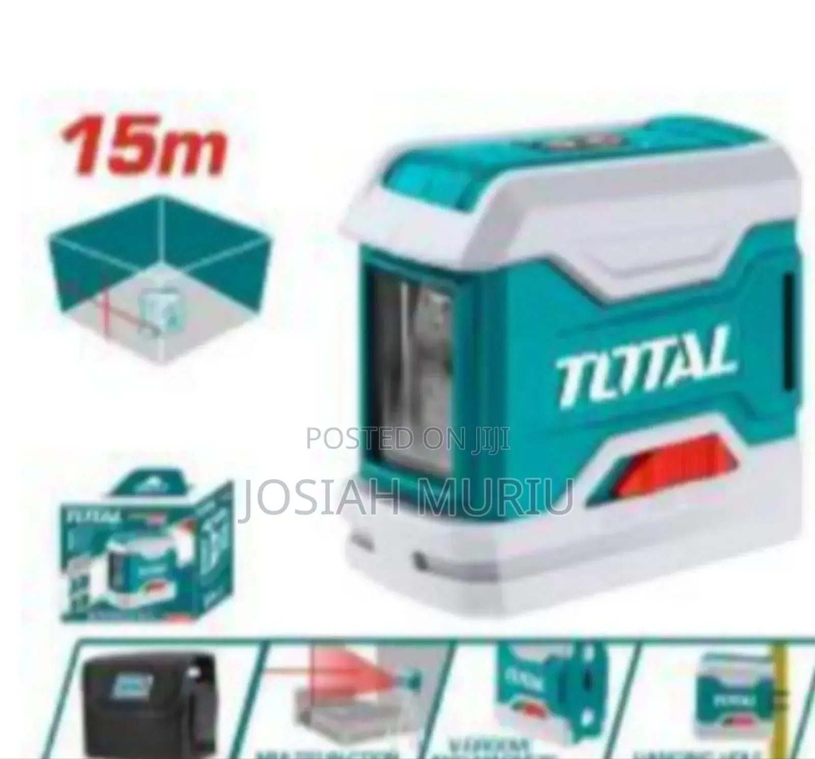 Total Self Leveling Line Laser 15m