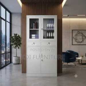 Office Cabinet; Executive Steel Files Cabinet Featuring 2 Doors