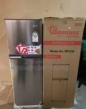 Ramtons Refrigerator Double Door Refrigerator 128 Litres Capacity
