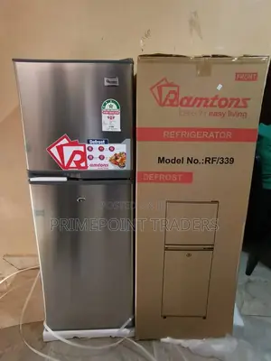 Ramtons Refrigerator Double Door Refrigerator 128 Litres Capacity