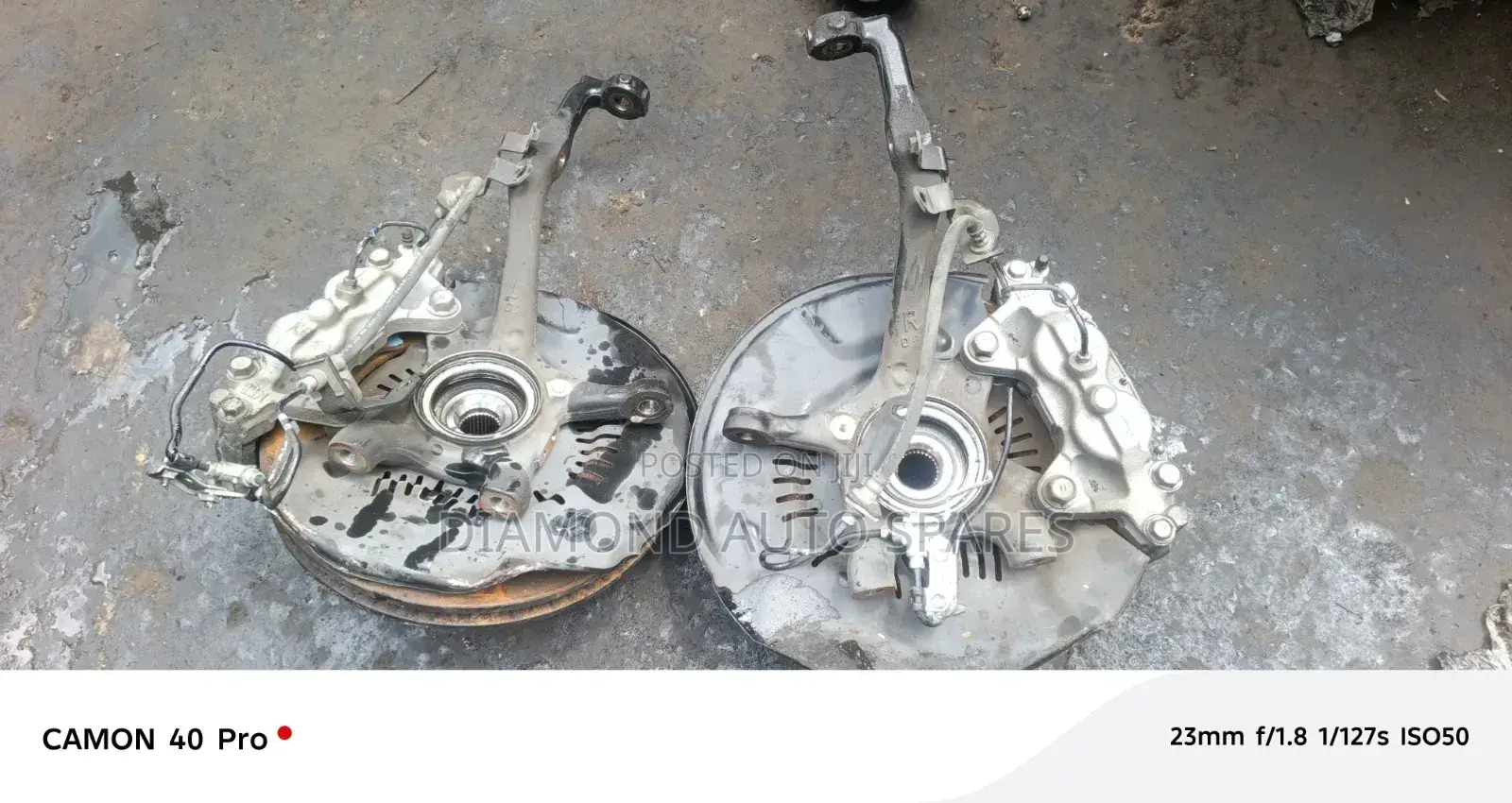 Complete Hub, Disc Calliper for Prado 150