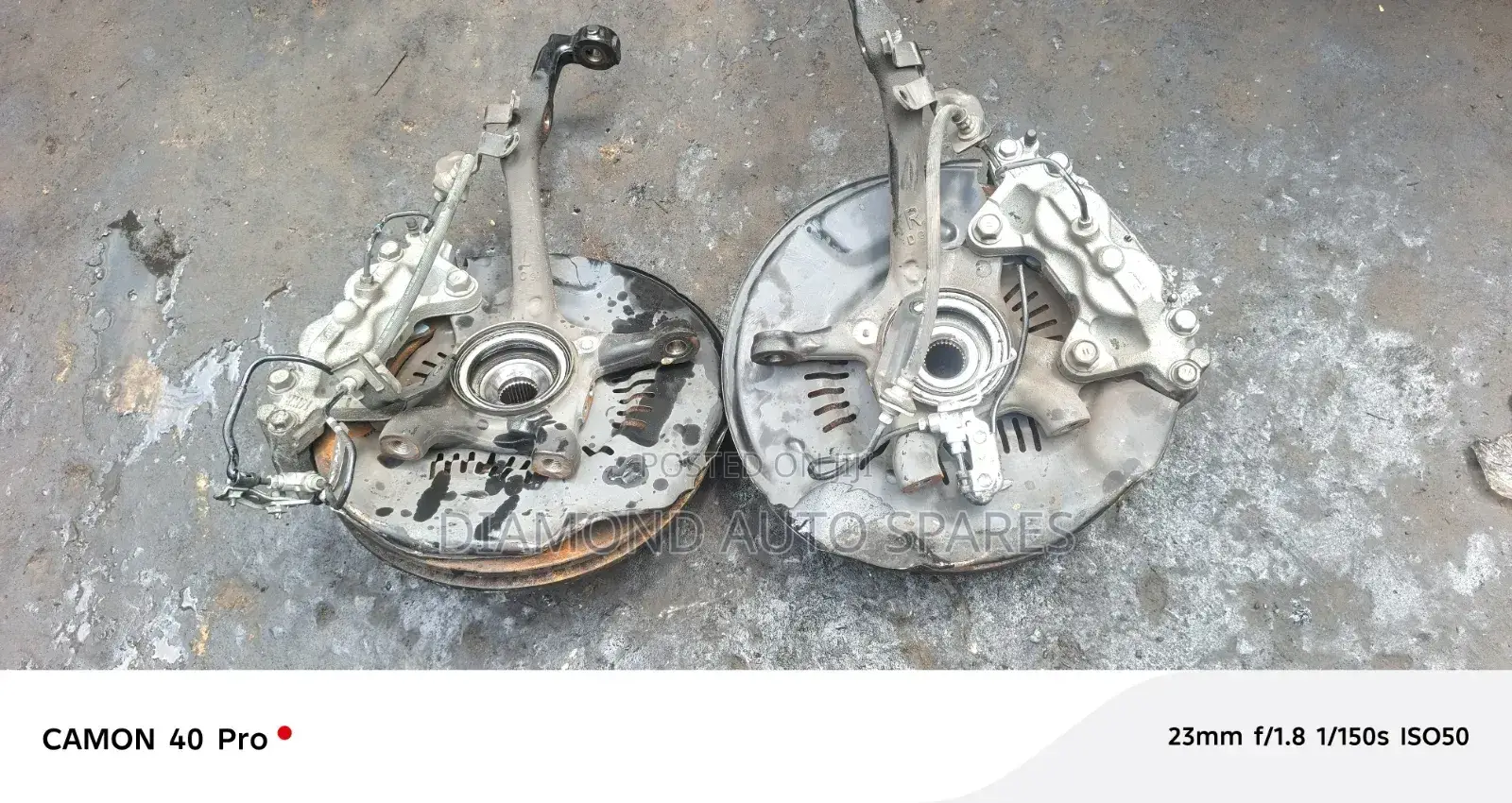 Complete Hub, Disc Calliper for Prado 150
