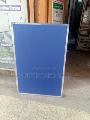 Reception Imported Blue Notice Board – 3ft × 2ft (90cm × 60cm)