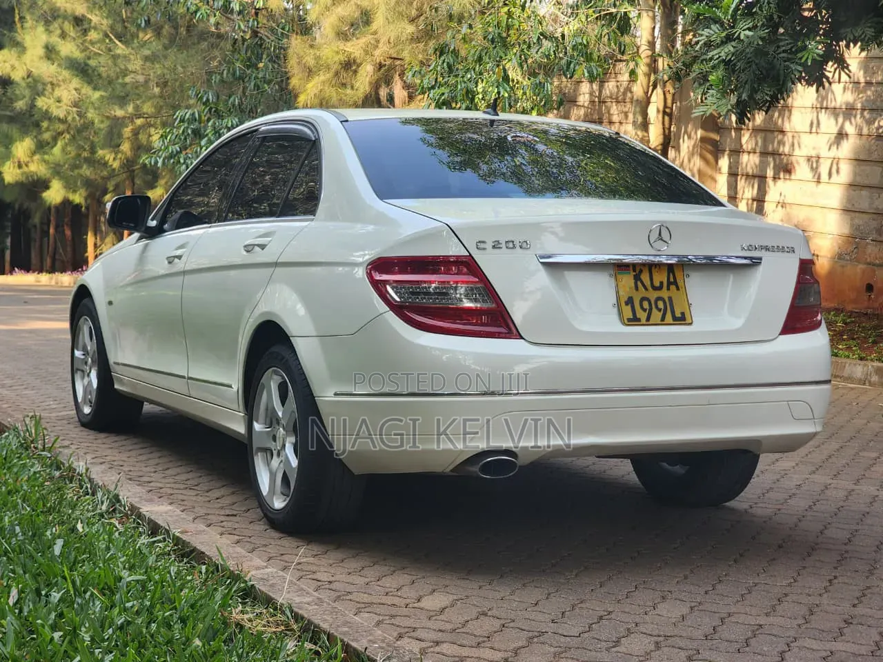 Mercedes-Benz C200 2007 White