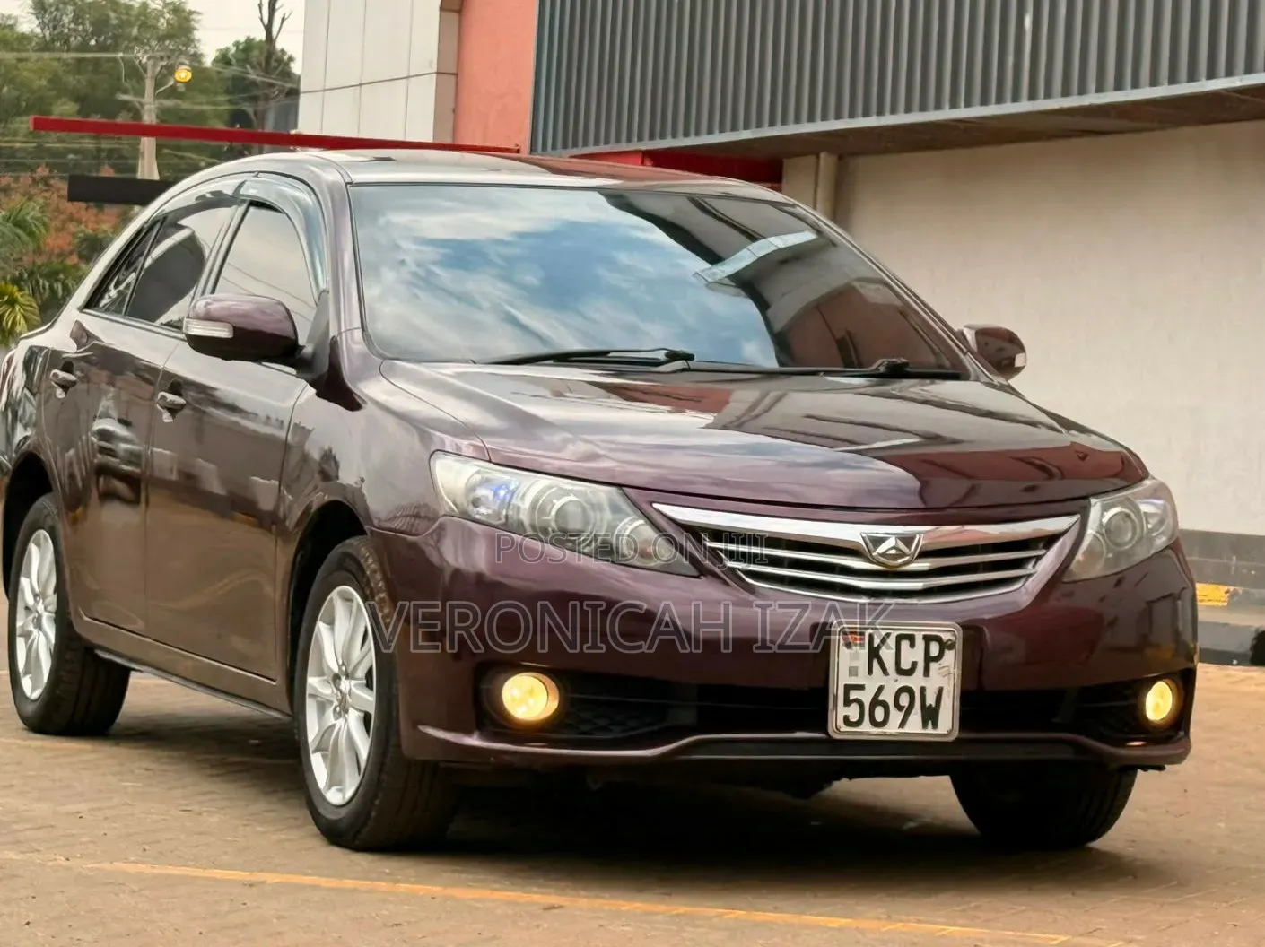Toyota Allion 2010 Burgundy