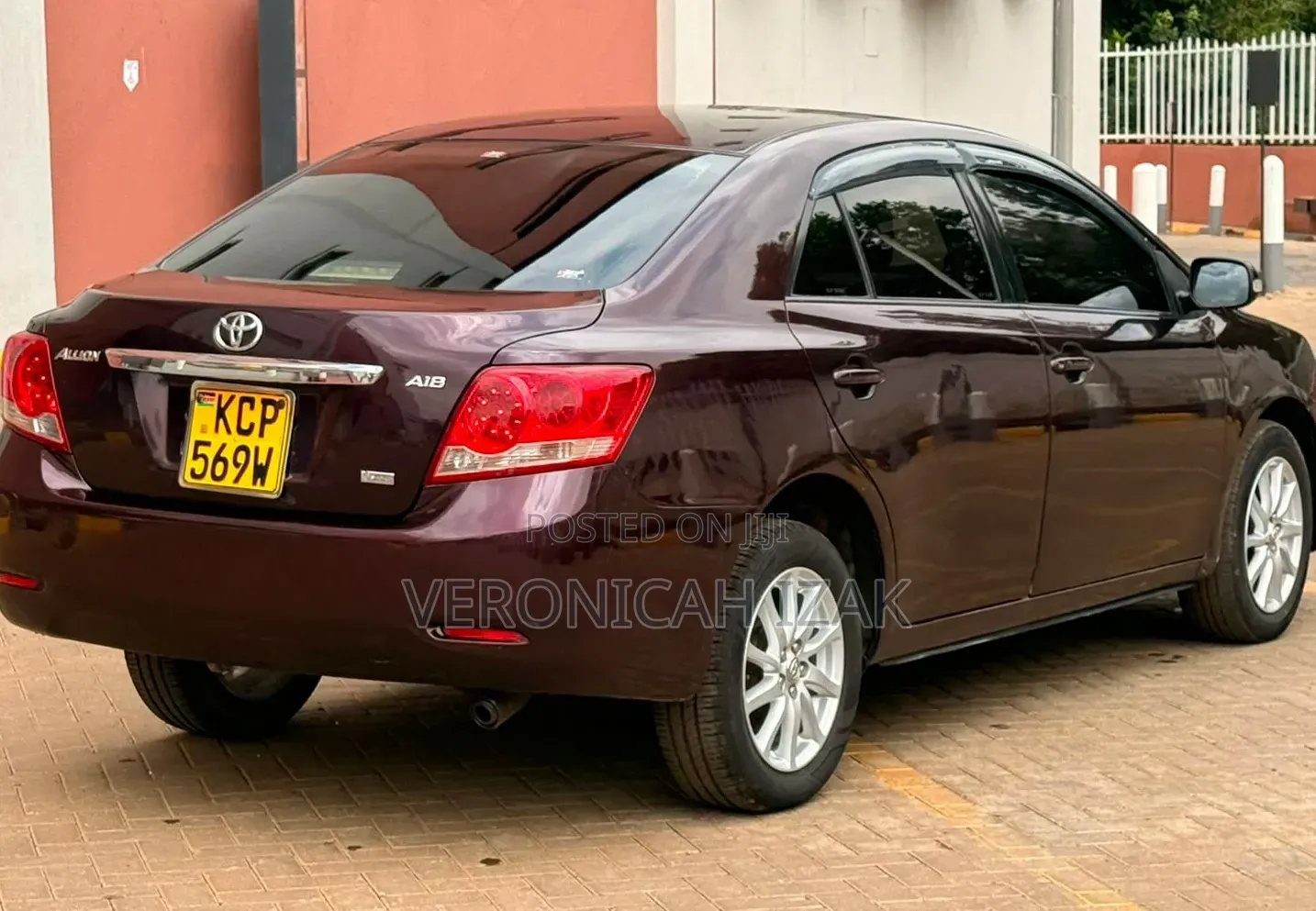 Toyota Allion 2010 Burgundy