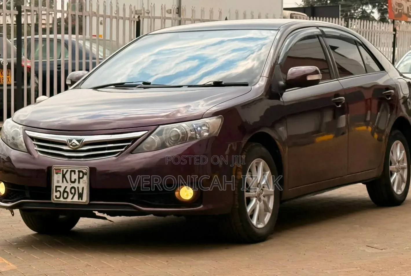 Toyota Allion 2010 Burgundy