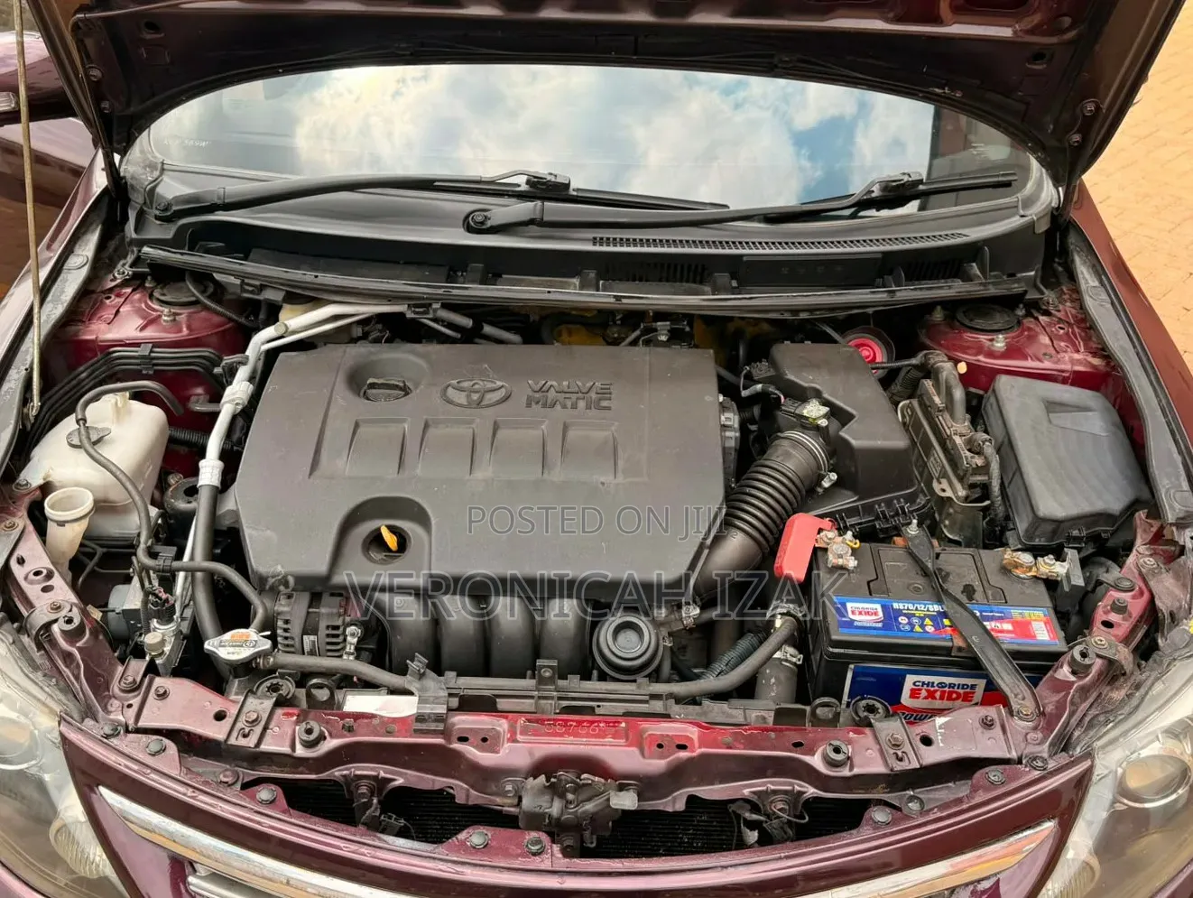 Toyota Allion 2010 Burgundy