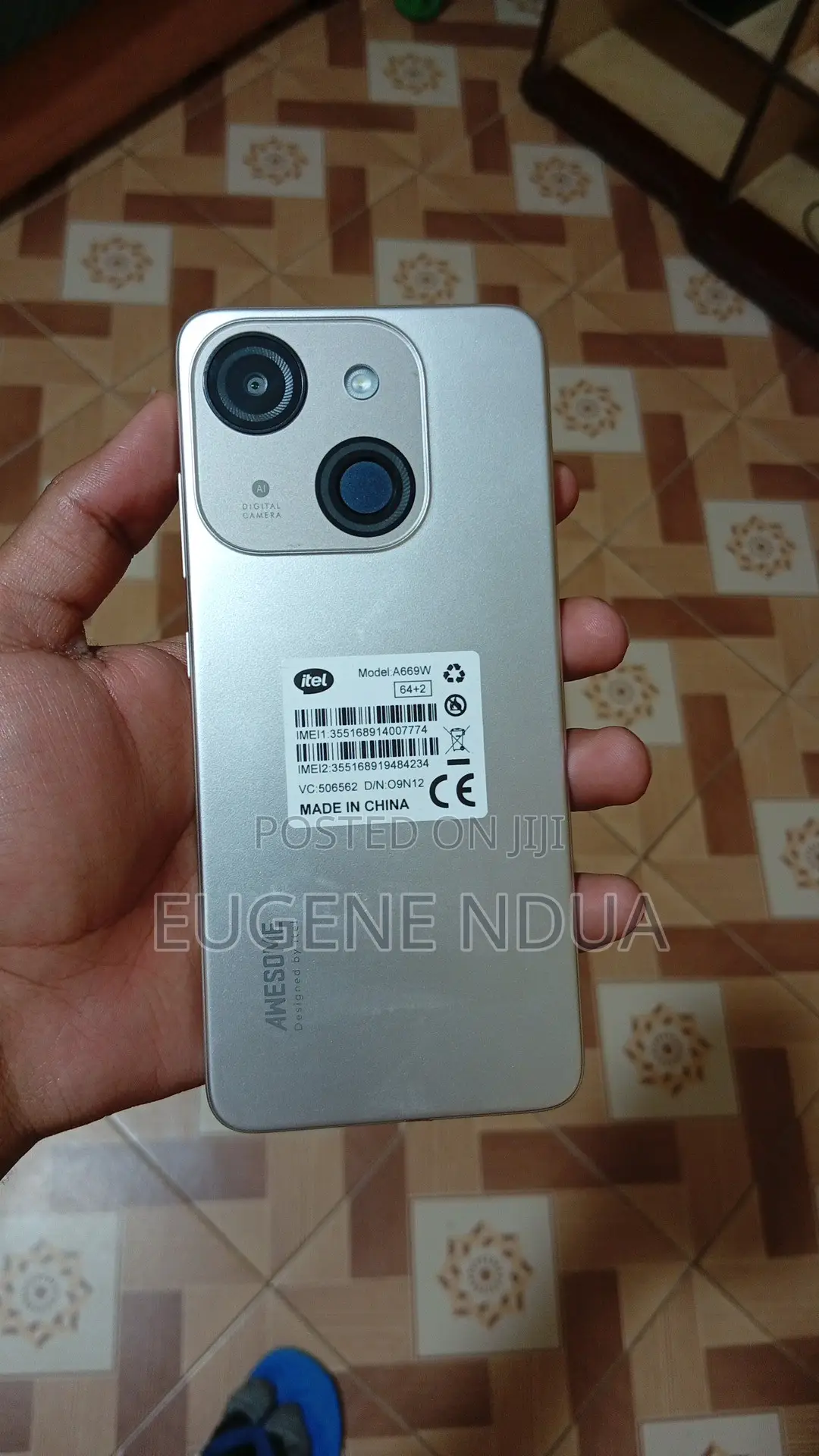 Itel A06 64 GB Gray