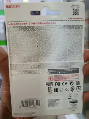 Sandisk Ultra Flair 128gb Usb 3.0 Flash Drive 150mb/S Read