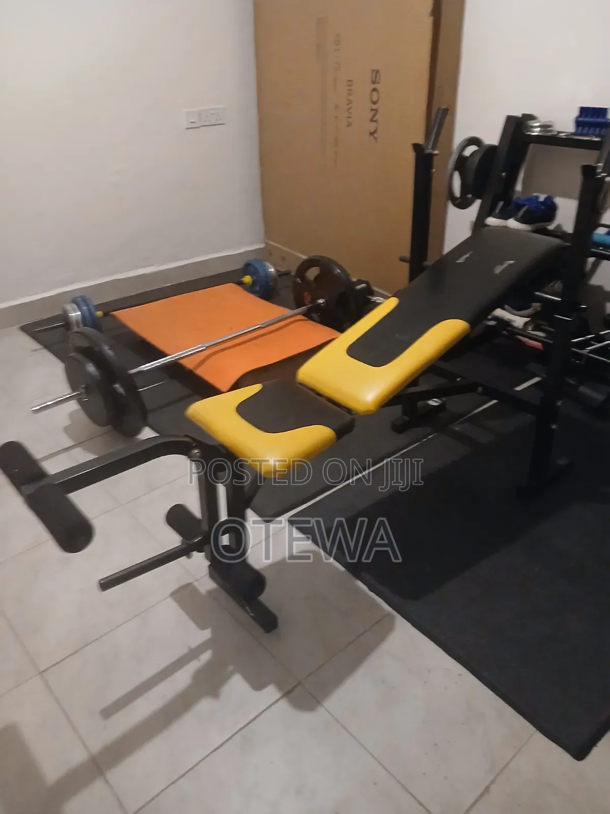 Everlast Gym Bench With 1.5 Barbell
