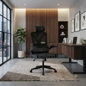 Office Chairs; Fabric Orthopedic High Recliner With Breathable Back