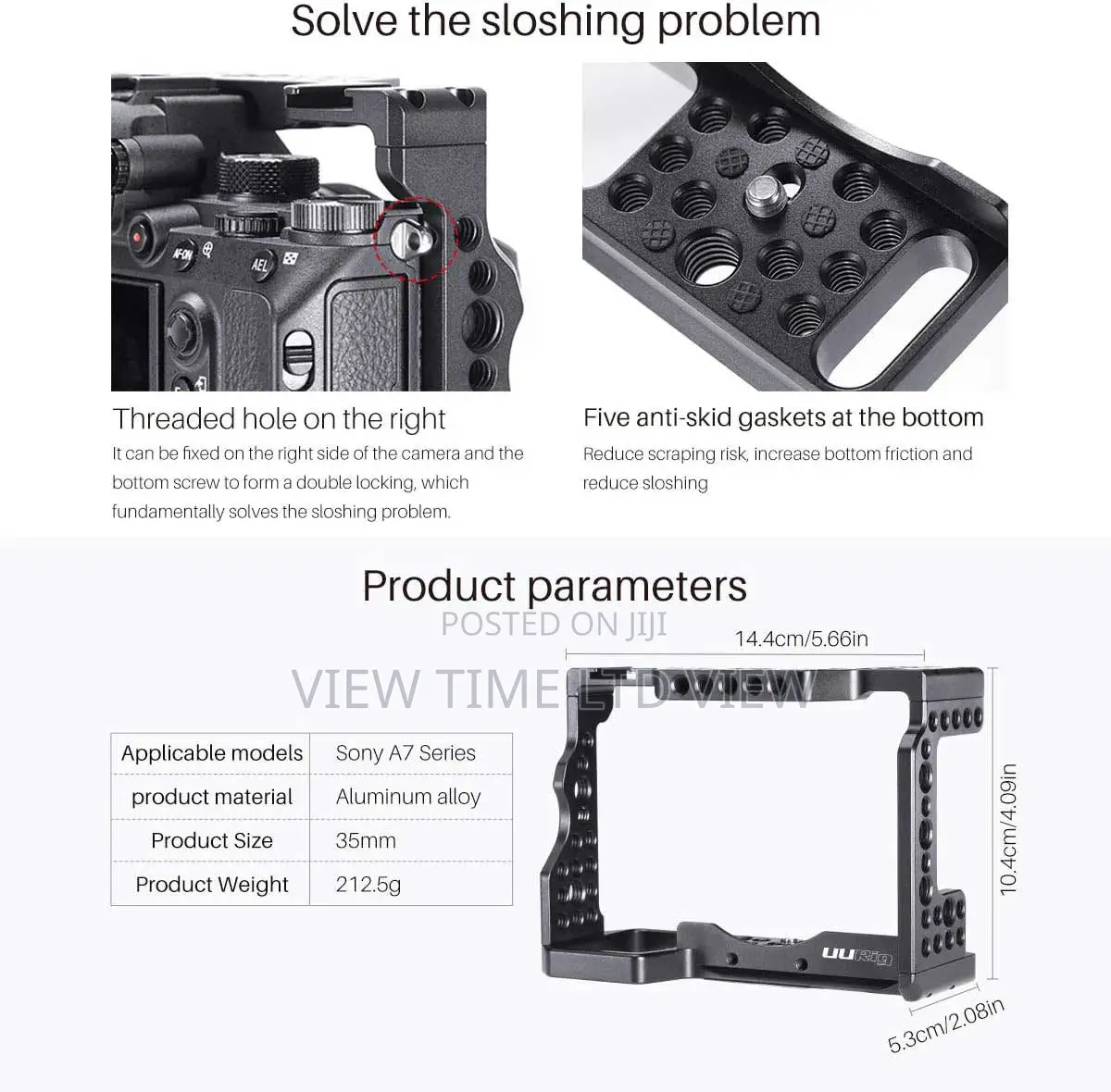 Uurig C-A73 Camera Cage for Sony A7 Iii / A7r Iii