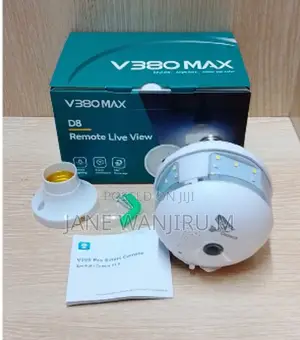 V380 Max D8 Bulb Camera Motion Detection