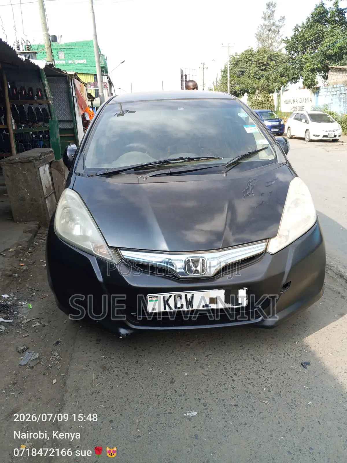 Honda Fit 2012 Black