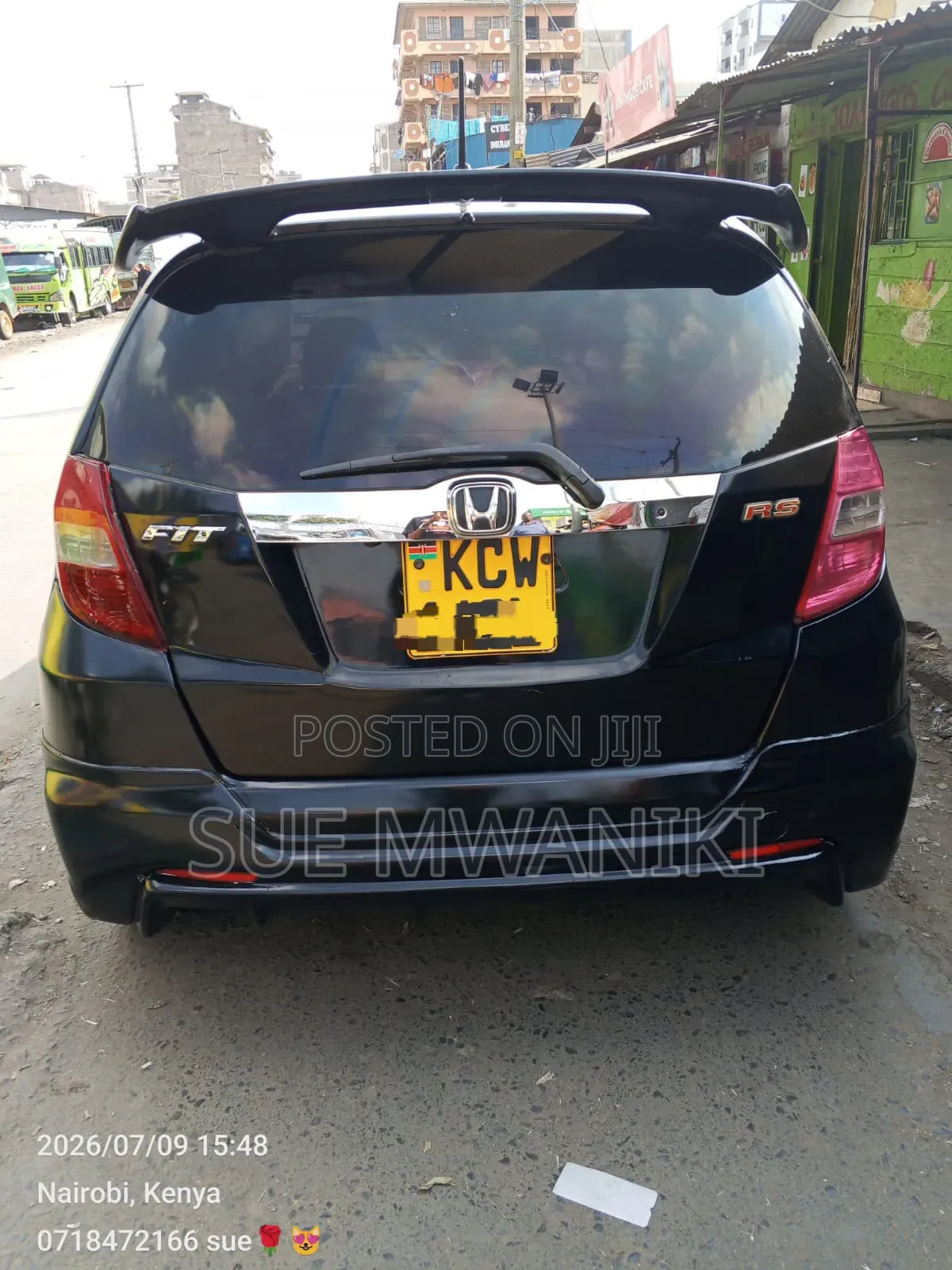 Honda Fit 2012 Black