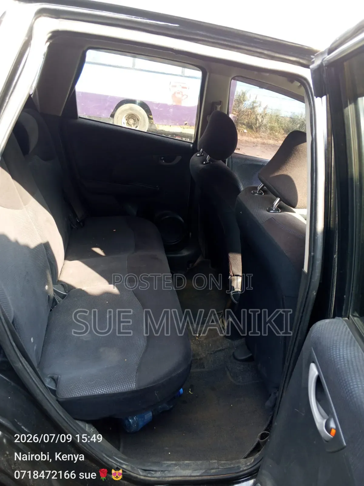 Honda Fit 2012 Black